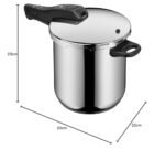 WMF Perfect One Pot Schnellkochtopf Set 2-teilig – Induktion Dampfkochtopf 8,5L + 4,5L, 2 Kochstufen, abnehmbarer Griff – Bild 2
