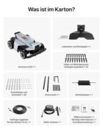 Segway Navimow X420 Mähroboter mit Garage, Zero-Turn AWD, 360° Vision, 25–95 mm Schnitthöhe, bis 2000 m² – Bild 2