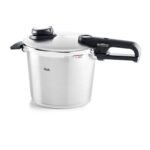 Fissler Vitavit Premium Schnellkochtopf 6L – Induktion Edelstahl Dampfkochtopf, 4 Garstufen, inkl. Einsatz, hochwertig