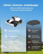 MAMMOTION LUBA mini AWD LiDAR Mähroboter ohne Begrenzungskabel, 3D LiDAR, AWD, App-Steuerung, bis 1500 m² – Bild 2
