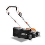FUXTEC Akku Rasenmäher 40V mit 37 cm Schnittbreite, variable Schnitthöhe, Grasfangkorb und Ladegerät – Bild 4