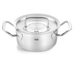 Fissler Original-Profi Collection/Edelstahl-Topfset, 5-teilig, Töpfe mit Metall-Deckel (3 Kochtöpfe, 1 Bratentopf, 1 Servierpfanne) - Induktion – Bild 8