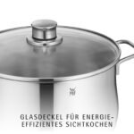 WMF Diadem Plus Topfset 10-teilig – Induktion Kochtopf Set, Edelstahl Cromargan poliert, Glasdeckel, unbeschichtet, langlebig – Bild 7