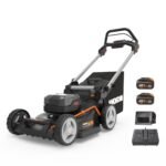 WORX WG748E NITRO Akku Rasenmäher 40V mit 46 cm Schnittbreite, Bürstenloser Motor, 7 Schnitthöhen