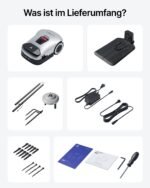 ANTHBOT Genie 600 Mähroboter ohne Begrenzungskabel mit RTK und 4-Kamera-Vision, App-Steuerung, bis 850 m² – Bild 2