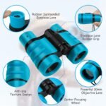 OSDUE Fernglas für Kinder, Spielzeug, Spielzeug, stoßfestes, für Jungen und Mädchen im Alter von 3–7Jahren, für Vogelbeobachtung, Jagen, Wandern, Geburtstagsgeschenke(Blau) – Bild 8