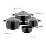 WMF Fusiontec Mineral Pro Topfset 4-teilig – Induktion Kochtopfset, kratzfest, langlebig, für alle Herdarten, Made in Germany – Bild 3