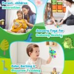 Ainiv Fidget Toys, Sensorik Spielzeug, Squeezable Farben Sortieren Spielzeug, GelgefüLlte Sensorisches, Squeeze Spielzeug Antistressspielzeug zum Quetschen und Kneten ADHS und Autismus Spielzeug – Bild 4