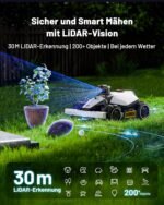 MAMMOTION LUBA mini AWD LiDAR Mähroboter ohne Begrenzungskabel, 3D LiDAR, AWD, App-Steuerung, bis 1500 m² – Bild 9