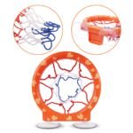 Vicloon Baby Badewannenspielzeug, Mini Basketballkorb mit 2 Saugnapf, 5 Bälle, Badezimmer Basketballkorb,Wasserspielzeug Kinder Spielzeug,Mini Basketballkorb Set für Wohnzimmer/Bad/Schlafzimmer – Bild 5