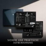 WMF Flame Plus Besteckset 66-teilig für 12 Personen – Cromargan Protect Edelstahl, kratzfest, spülmaschinengeeignet, inkl. Servierbesteck – Bild 5