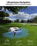 ANTHBOT Genie 600 Mähroboter ohne Begrenzungskabel mit RTK und 4-Kamera-Vision, App-Steuerung, bis 850 m² – Bild 9