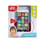 Simba 104010002 ABC Kinder-Smartphone: buntes Spielzeughandy ab 12 Monaten mit Licht, Sound, Melodien & Tiergeräuschen. Kindgerechte, reduzierte Lautstärke – ideal für frühe Entwicklung – Bild 2