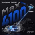 Litheli Easysurge Akku Rasenmäher 40V selbstfahrend mit 43 cm Schnittbreite, 50 L Fangkorb, bis 500 m² – Bild 9