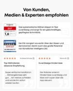 eufy E18 Mähroboter ohne Begrenzungskabel, TrueVision Navigation, App-Steuerung, Hinderniserkennung, bis 1200 m² – Bild 9