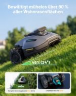 MAMMOTION YUKA mini 2 500 Mähroboter mit Garage, ohne Begrenzungskabel, KI-Navigation, bis 500 m² – Bild 5