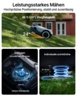 ANTHBOT Genie 600 Mähroboter ohne Begrenzungskabel mit RTK und 4-Kamera-Vision, App-Steuerung, bis 850 m² – Bild 6