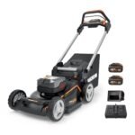 WORX WG749E Akku Rasenmäher 40V mit Radantrieb, 46 cm Schnittbreite, Bürstenloser Motor, 7 Schnitthöhen