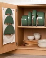 Caraway Antihaftbeschichtetes Keramik-Kochgeschirr-Set (12-teilig) Töpfe, Pfannen, PTFE- und PFOA-frei – ofenfest und kompatibel mit allen Herdarten (Gas, Elektro und Induktion) – Salbei – Bild 2