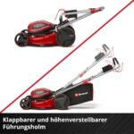 Einhell GP-CM 36/52 S Li BL Akku Rasenmäher 36 V mit Radantrieb, 52 cm Schnittbreite, bis 1200 m² – Bild 6