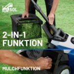 Litheli Easysurge Akku Rasenmäher 40V selbstfahrend mit 43 cm Schnittbreite, 50 L Fangkorb, bis 500 m² – Bild 3