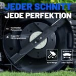 Litheli Easysurge Akku Rasenmäher 40V selbstfahrend mit 43 cm Schnittbreite, 50 L Fangkorb, bis 500 m² – Bild 8