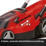 Einhell GP-CM 36/450 Akku Rasenmäher 36 V mit 38 cm Schnittbreite, Brushless, Mulchfunktion, bis 450 m² – Bild 7
