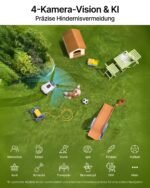 ANTHBOT Genie 600 Mähroboter ohne Begrenzungskabel mit RTK und 4-Kamera-Vision, App-Steuerung, bis 850 m² – Bild 7