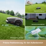 MOVA 1000 Mähroboter ohne Begrenzungskabel mit 3D LiDAR, App-Steuerung, Hindernisvermeidung, bis 1000 m² – Bild 8