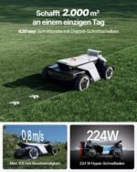 Segway Navimow X420 Mähroboter mit Garage, Zero-Turn AWD, 360° Vision, 25–95 mm Schnitthöhe, bis 2000 m² – Bild 8