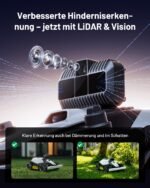 MAMMOTION LUBA mini AWD LiDAR Mähroboter ohne Begrenzungskabel, 3D LiDAR, AWD, App-Steuerung, bis 1500 m² – Bild 8