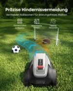 eufy E15 Mähroboter ohne Begrenzungskabel, TrueVision Smart-Navigation, Hinderniserkennung, App-Steuerung, bis 800 m² – Bild 5