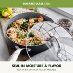 GreenPan Valencia Pro Kochgeschirr Set 16-teilig – Induktion Töpfe & Pfannen, keramische Antihaft, PFAS-frei, backofenfest, grau – Bild 4