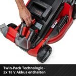 Einhell GE-CM 43 Li M Akku Rasenmäher 36V mit 43 cm Schnittbreite, Brushless, Mulchfunktion, bis 600 m² – Bild 9