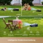 MOVA 600 Kit Mähroboter ohne Begrenzungskabel mit 3D LiDAR, App-Steuerung, Ersatzmesser, bis 800 m² – Bild 6
