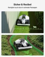 MAMMOTION LUBA mini AWD LiDAR Mähroboter ohne Begrenzungskabel, 3D LiDAR, AWD, App-Steuerung, bis 1500 m² – Bild 4