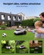 Segway Navimow i220 LiDAR Mähroboter ohne Begrenzungskabel mit Garage, LiDAR Vision Navigation, bis 2000 m² – Bild 9