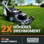 WORX WG748E NITRO Akku Rasenmäher 40V mit 46 cm Schnittbreite, Bürstenloser Motor, 7 Schnitthöhen – Bild 9