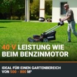 WORX WG748E NITRO Akku Rasenmäher 40V mit 46 cm Schnittbreite, Bürstenloser Motor, 7 Schnitthöhen – Bild 10