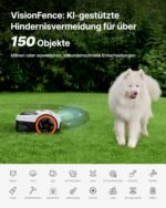 Segway Navimow i208 AWD Mähroboter ohne Begrenzungskabel mit Garage, Allradantrieb, Vision Navigation, bis 800 m² – Bild 4