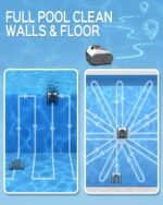 WYBOT Poolroboter | Wasserlinie Akku | 120m² – Bild 7