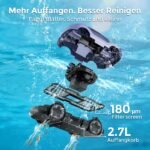 Bocxi Poolroboter | Akku | 200m² – Bild 6