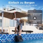 EVERCROSS U8 Poolroboter | Boden+Wand Wasserlinie | 200m² – Bild 3