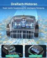 WYBOT C2 Poolroboter | Boden+Wand Wasserlinie | 150m² – Bild 9