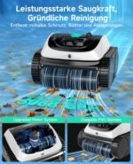 WYBOT C1 Poolroboter | Boden+Wand Wasserlinie | 150m² – Bild 8