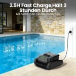 BOTLUXE C10 Poolroboter | Boden+Wand Wasserlinie | 170m² – Bild 3